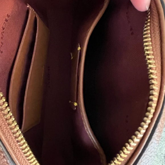 Coach Brown Leather Crossbody Bag - Picture 9 of 11